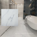 Aubrey Badajoz Flooring Carrara White Ceramic Marble Tile Bathroom Floor